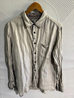 Martin Gordon Plaid Button-Down Shirt XL